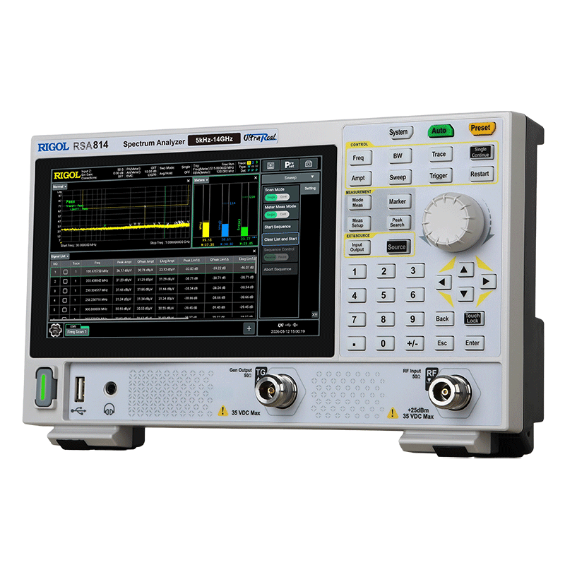 RSA814 real-time spectrum analyzer